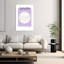 Cancer Zodiac Moon Minimalist Modern Abstract Crab Lavender Landscape Nature Wall Art Print by Anne-Marie Volfova - Print-135426023