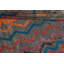 Tapis oriental à chevrons marocain noué à la main 8 x 11
