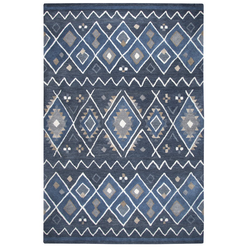 Nona Wool Geometric Indoor Rug, Rectangle 3' x 5'