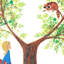 'Red Pandas' Painting Print on Wrapped Canvas