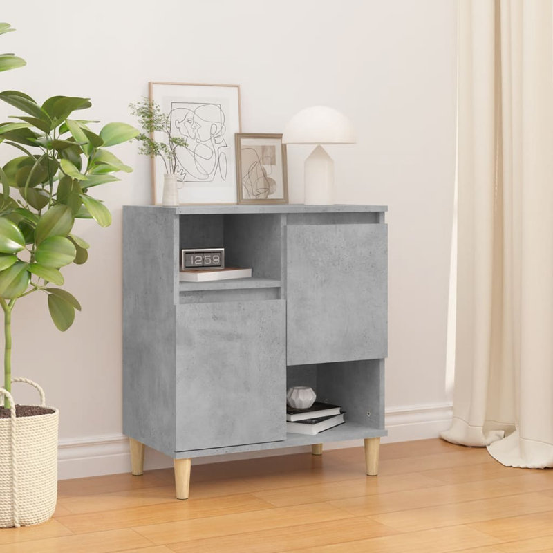 Kyptin 60 Cm Wide Sideboard, Concrete Grey