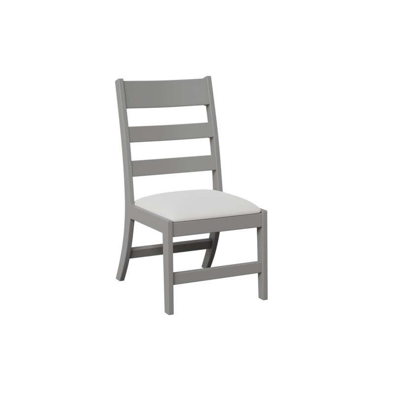 Chaise d'appoint et coussins Parker, Brouillard, Sauge coulée