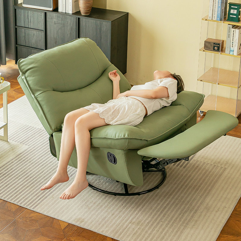 Fauteuil inclinable multifonctionnel avec rangement, Vert