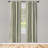 Microfiber Striped Semi-Sheer Rod Pocket Curtain Panels-61939553-61298321