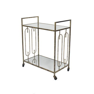 Bigvai Metal Bar Cart