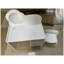 Ensemble de coiffeuse pour enfants avec miroir et chaise, coiffeuse en bois blanc