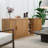 Wood Sideboard Cabinet with Adjustable Shelves-2010826290