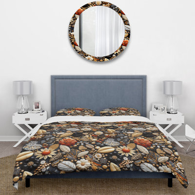 Ensemble de housse de couette Black Jewerly Boho Chic I