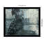 «Black and Gray and Blue III» par Fresno Wood, reproduction d'art encadrée-1670232035-1670232060