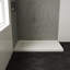 Ensemble de douche coulissante avec porte et base 60 po x 32 po Selby - Noir-126189740-126189742