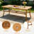 Outdoor Eucalyptus Solid Wood Dining Table