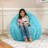 Cocoon 4 Foot Kids Bean Bag Chair - Faux Fur - Fun Colors-1106304700