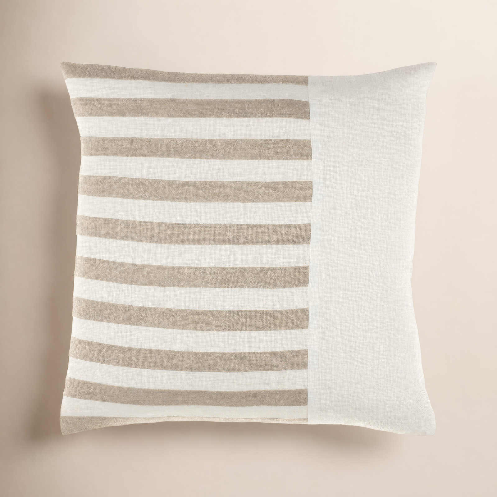 Hegg Striped Linen Throw Pillow, Polyester/Polyfill, 20" x 20"