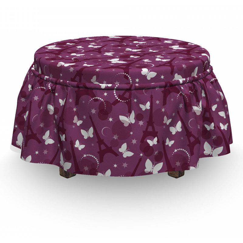 Box Cushion Ottoman Slipcover