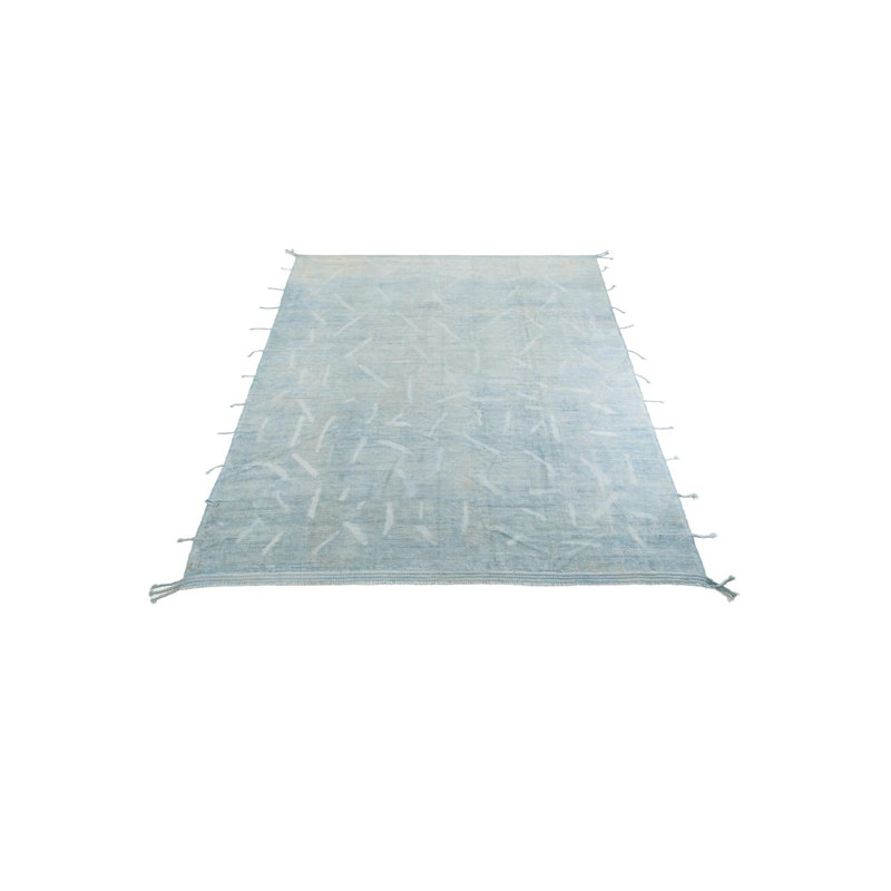 Tapis bleu clair Noack