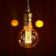 Ampoule DEL Goldleaf G25 Globe Edison, ampoule vintage à intensité variable, verre ambré, culot E26