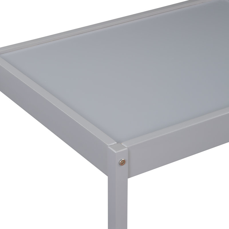 Ensemble 3 pièces de table et chaises pour enfants Della, Gris