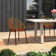 Metrocles Outdoor Stacking Dining Side Chair