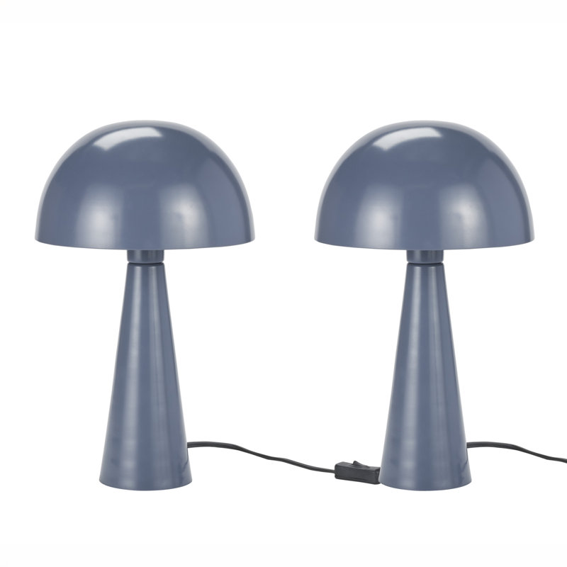 Berit Metal Table Lamp, Gray