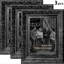 Cadre photo 8 pièces x 8 po x 10 po noir pour portrait d'anniversaire-214135652-214135640-214135653