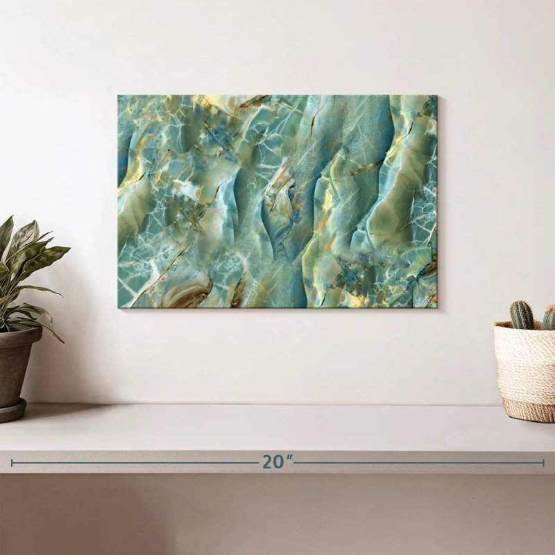 Alvord Abstract Marble Surface, 8" H x 12" W