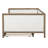 Full Size Upholstered Daybed With Trundle And Nailhead Decoration, Wood Color