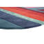 Wool Geometric Area Rug in Blue/Red-278998336