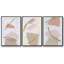 Foliage Chintz I, ensemble de 3 toiles encadrées sur toile-97794736-97794738