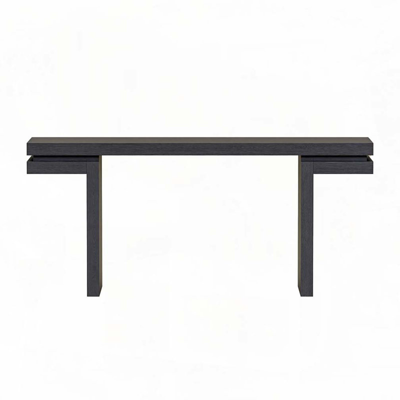 Wilborn 66'' Console Table, Black