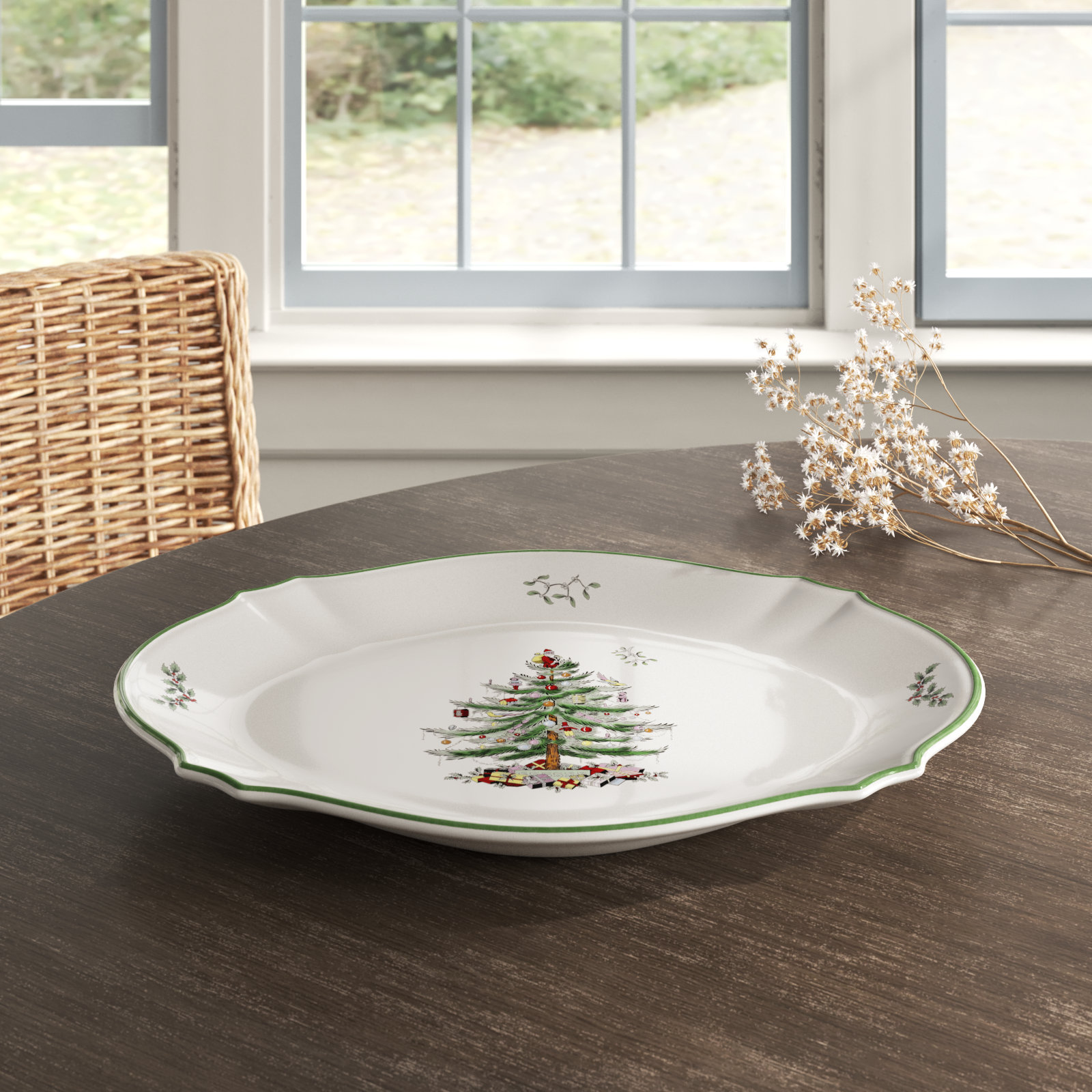 Spode Christmas Tree Oval Platter