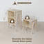 Ensemble de 2 tables d'appoint empilables, tables d'appoint Coach en bois de pin massif, table de chevet simple-1732797487