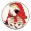 Old St. Nick Earthenware Platter