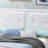 Elegant Transitional White Queen Bed For Bedrooms