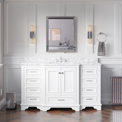 Loughlam 60'' Single Bathroom Vanity with Top