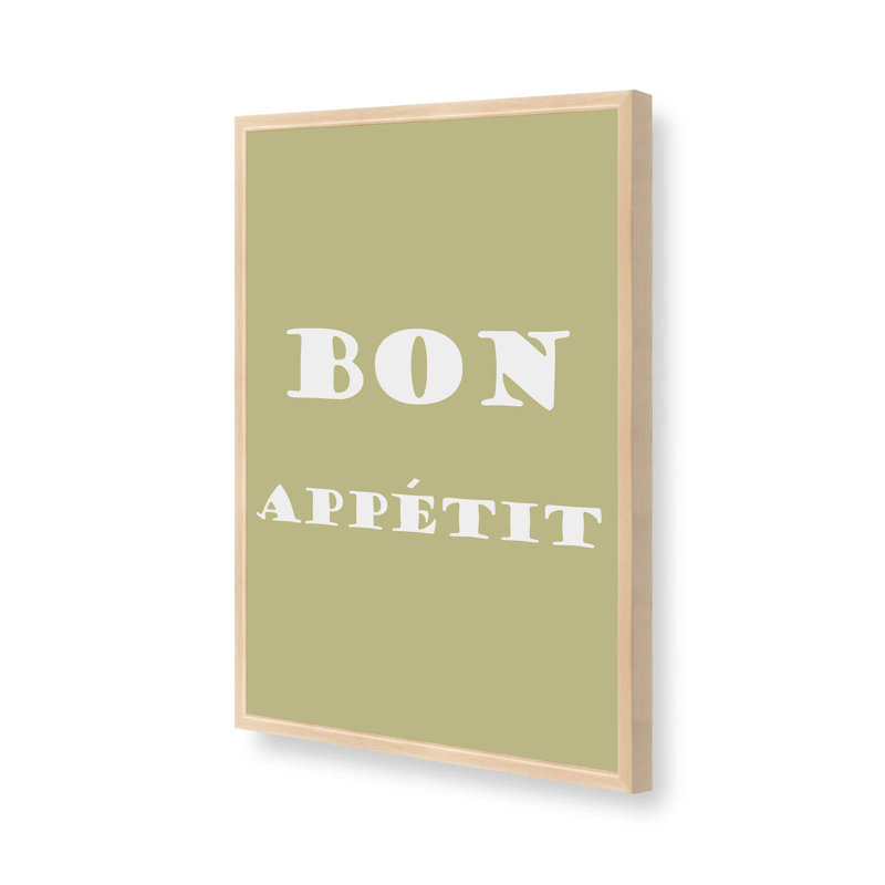 Bon Bon Appetit, Érable brut, H 37 po x l 25 po