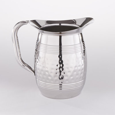 Pichet, cloche, martelé, 68 oz.