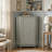 31" Freestanding Corner Cabinet With Door, Waterproof MDF Bathroom Shelf Organizer For Toiletries & Towels-394686256
