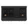ZLINE 48 in. Legacy Gas Rangetop with 6 Brass Burners in Black Stainless Steel