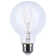6 Watt LED - Reminiscent - Flex Grey Filament - G25 Loop - Medium Base - 2700K CCT - Clear - 120 Volt