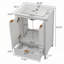 Meuble-lavabo de salle de bain avec lavabo-1903013790