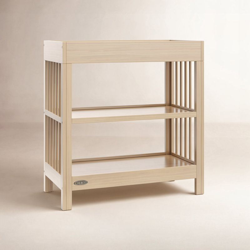 Table à langer avec coussin Teddi, Bois flotté