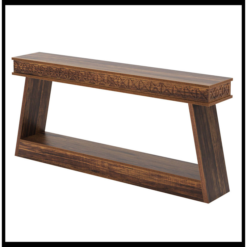 70.8" Sofa Table, Farmhouse Console Table Entryway Table With Storage
