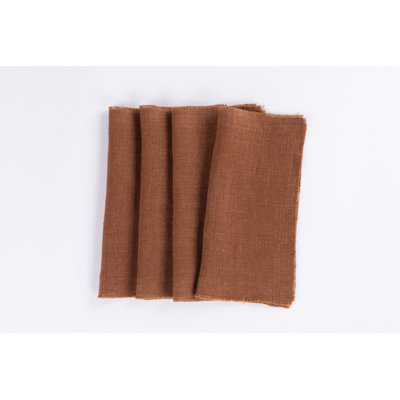 RAPHAEL LINEN COCKTAIL NAPKIN SET (Set of 4)