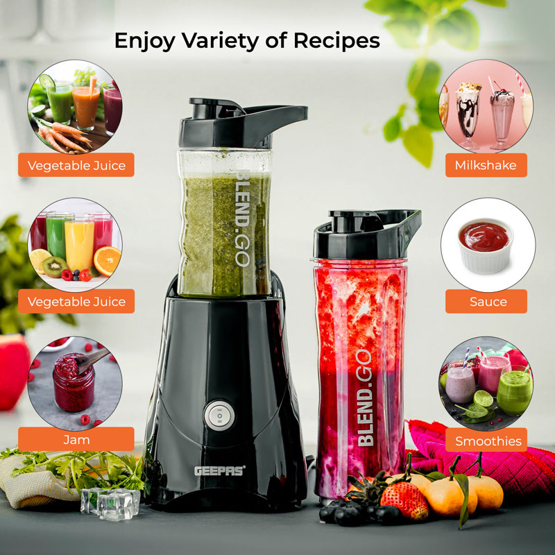 Geepas 2 Speed 19ml Personal Blender