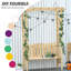 Tonnelle de jardin avec banc de jardin