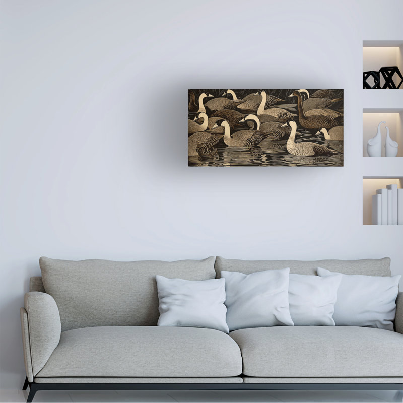Art sur toile symphonie à la bolognaise «Bachelor», H 10 po x l 19 po