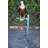 Very Detailed Eagle Standing On A Tree Branch Bronze Statue  24" X 28" X 66"H