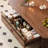 Retro rectangular solid wood coffee table-1870401075