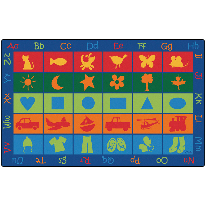 Rectangle Machine Tufted Nylon Rug, Rectangle 7'6" x 12'