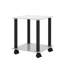Table d'appoint en verre
